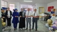 Suluova İlçe Müdürü Ahmet Davu, Öğrencilerin Resimlerini İnceledi