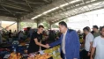 AK Parti Milletvekili Haluk İpek, Amasya Kapalı Pazar Yerinde Esnaflarla Buluştu
