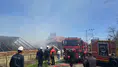 3 katlı binada yangın