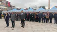 CHP, ADD ve Merzifon Vakfı’ndan Anıta Çelenk Sunumu