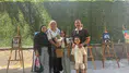 Merzifon’da Resim Sergisine Anlam Katan Jest!