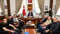 Başkan Alp Kargı Misafirlerini Belediyede Ağırladı