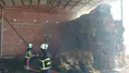 Sarıköy’de Saman Deposu Alevlere Teslim Oldu