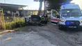 Samsun Yolunda Korkutan Kaza! Araç Duvara Çarptı: 1 Yaralı
