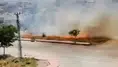 Merzifon’da Yangın