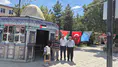 Merzifon’dan Gazze’ye Destek: Taştan Sönmez Caddesi’nde Çadır Kuruldu