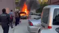 Hastane Otoparkında Yangın Paniği!