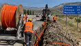 Çorum-Amasya-Merzifon Yolunda Fiber Optik Çalışması