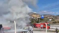 Park Halindeki Tanker Alev Aldı