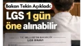 Milli Maç Nedeniyle LGS'nin Tarihi Değişiyor!