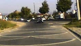 Motosiklet ile Otomobil Çarpıştı