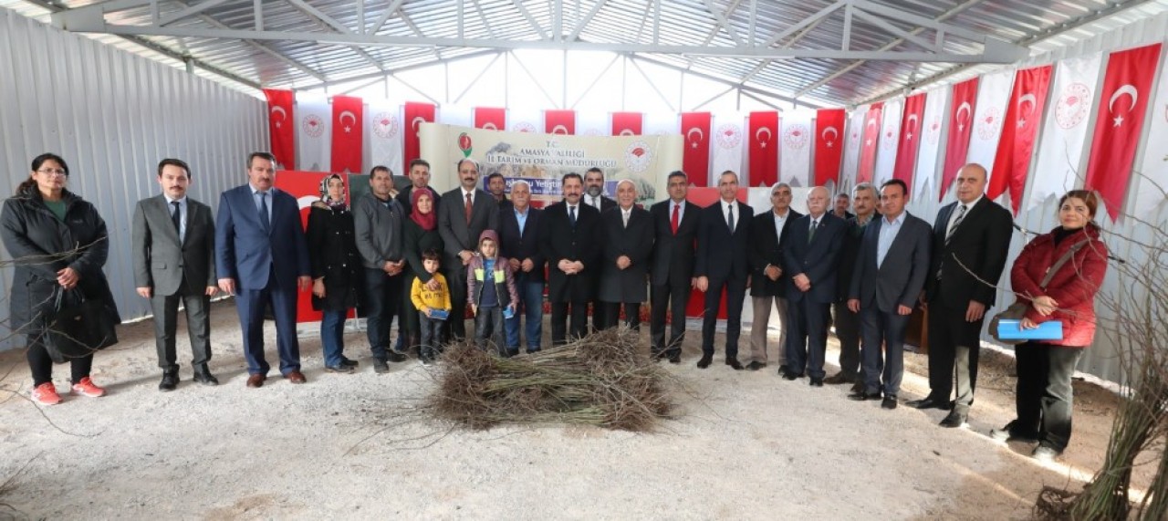 12 BİN 500 ADET KUŞBURNU FİDANI DAĞITILDI