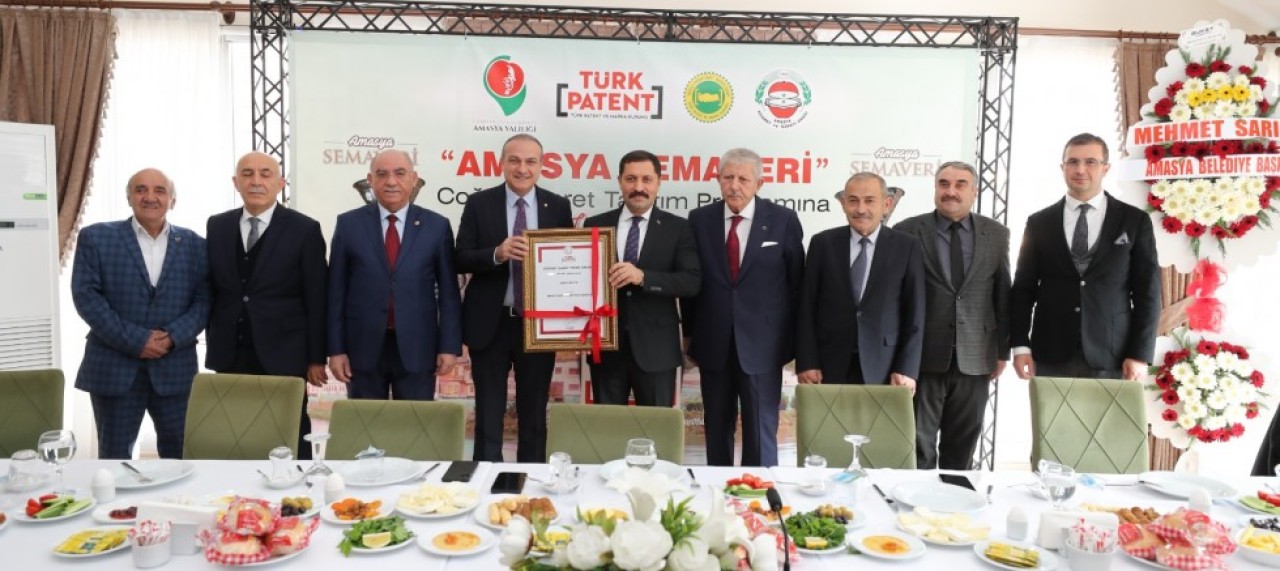 16. COĞRAFİ İŞARET TESCİLLİ ÜRÜN AMASYA SEMAVERİ OLDU