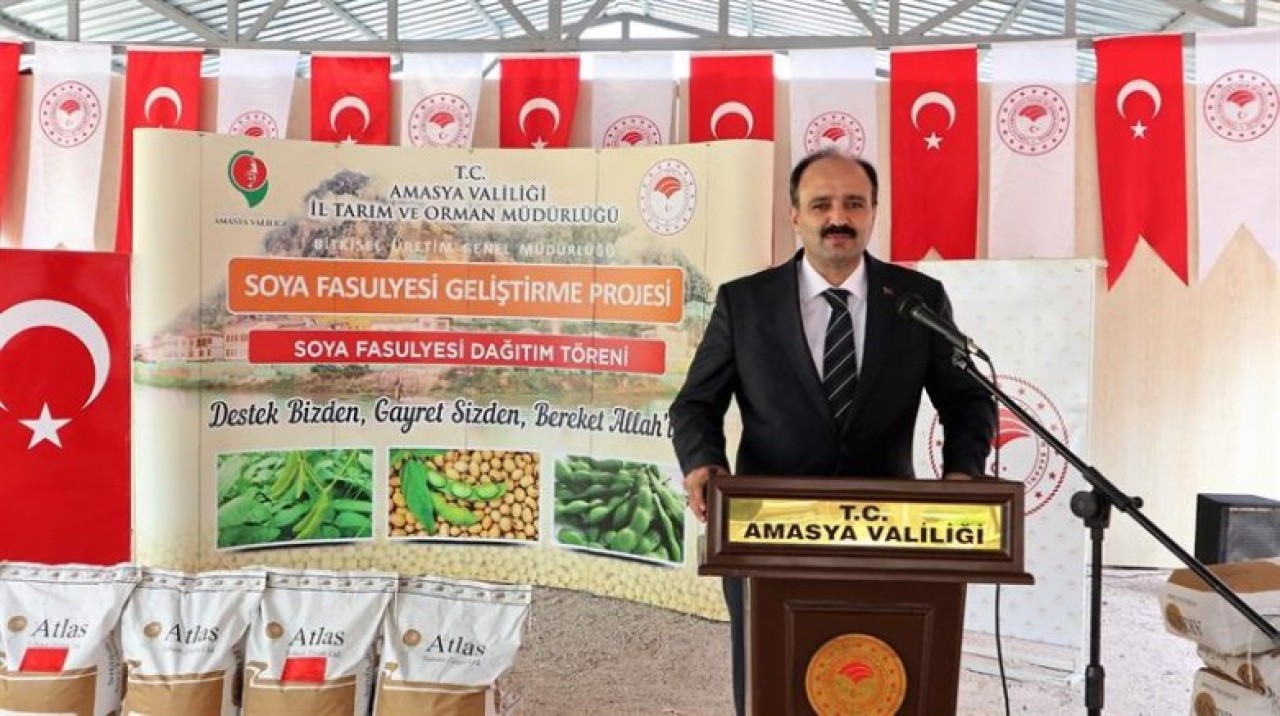 17 BİN KG SOYA TOHUMU DAĞITILDI