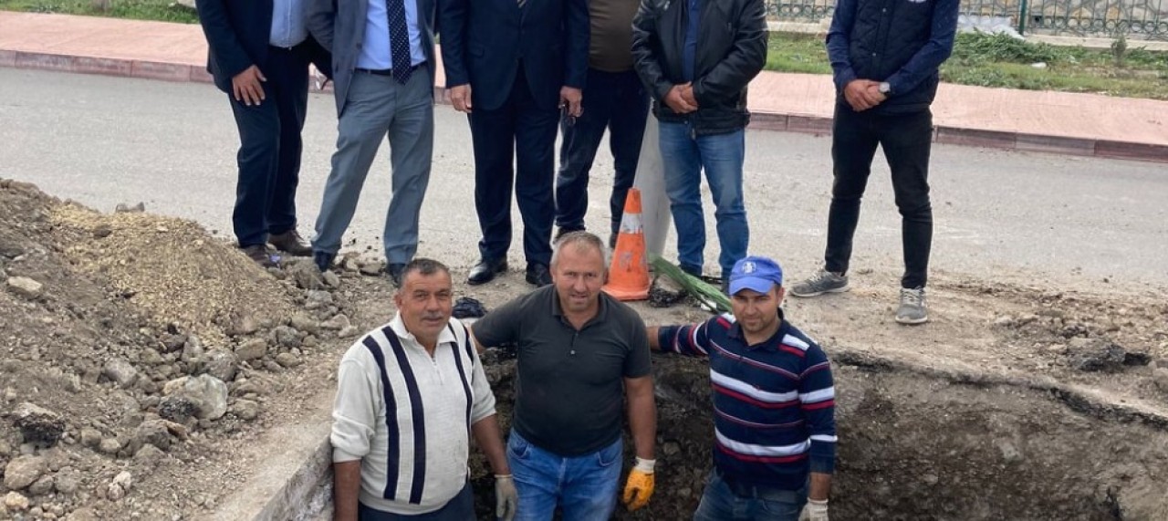 18 KUYUDAN KENTE SU VERİLİYOR