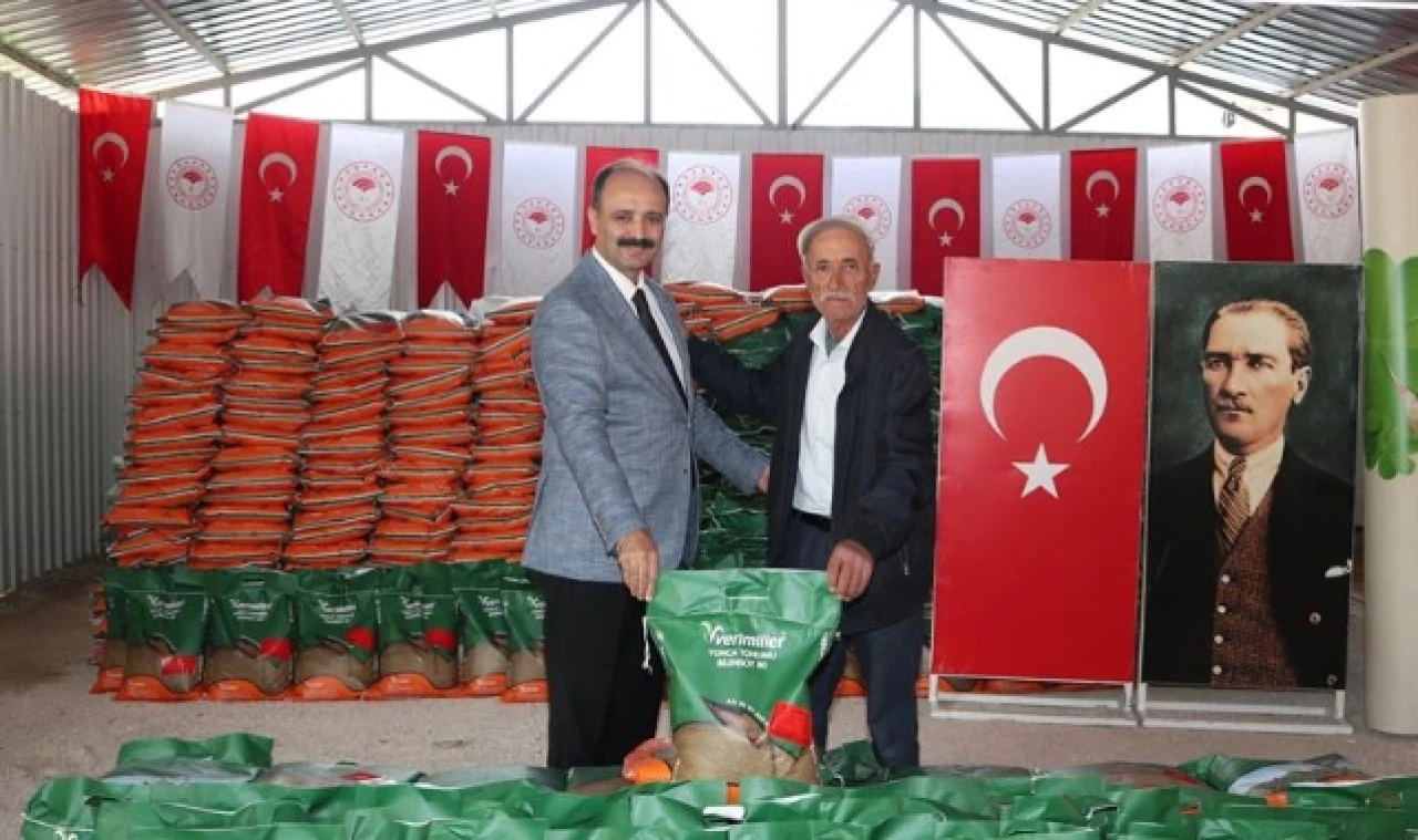 55 BİN KG YONCA TOHUMU DESTEĞİ SAĞLADIK