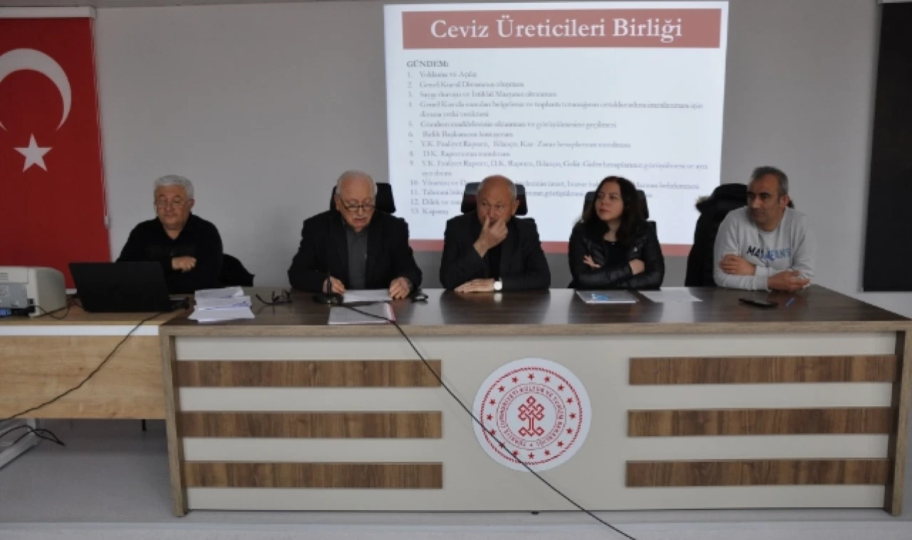 AMASYA CEVİZ ÜRETİCİLERİ BİRLİĞİ MALİ GENEL KURU YAPILDI