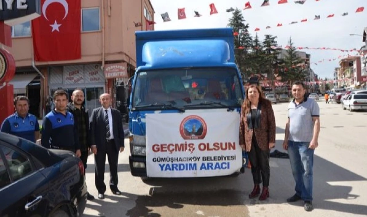 GÜMÜŞHACIKÖY BELEDİYESİ’DEN BÖLGEYE DESTEKLER DEVAM EDİYOR