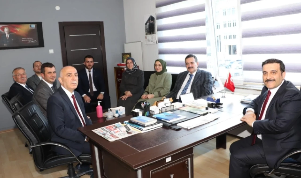 HALUK İPEK KURUM MÜDÜRLERİNİ ZİYARET ETTİ