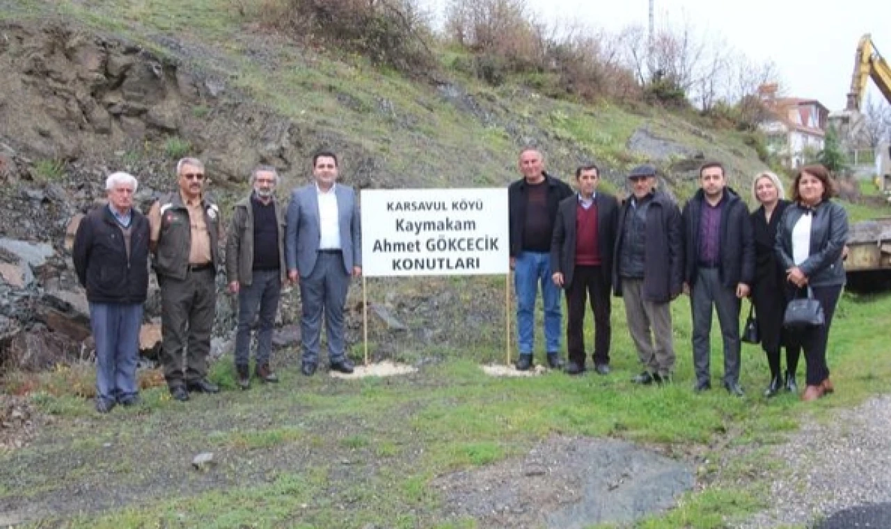 "KAYMAKAM AHMET GÖKCECİK KONUTLARI" İÇİN ÇALIŞMALAR BAŞLADI