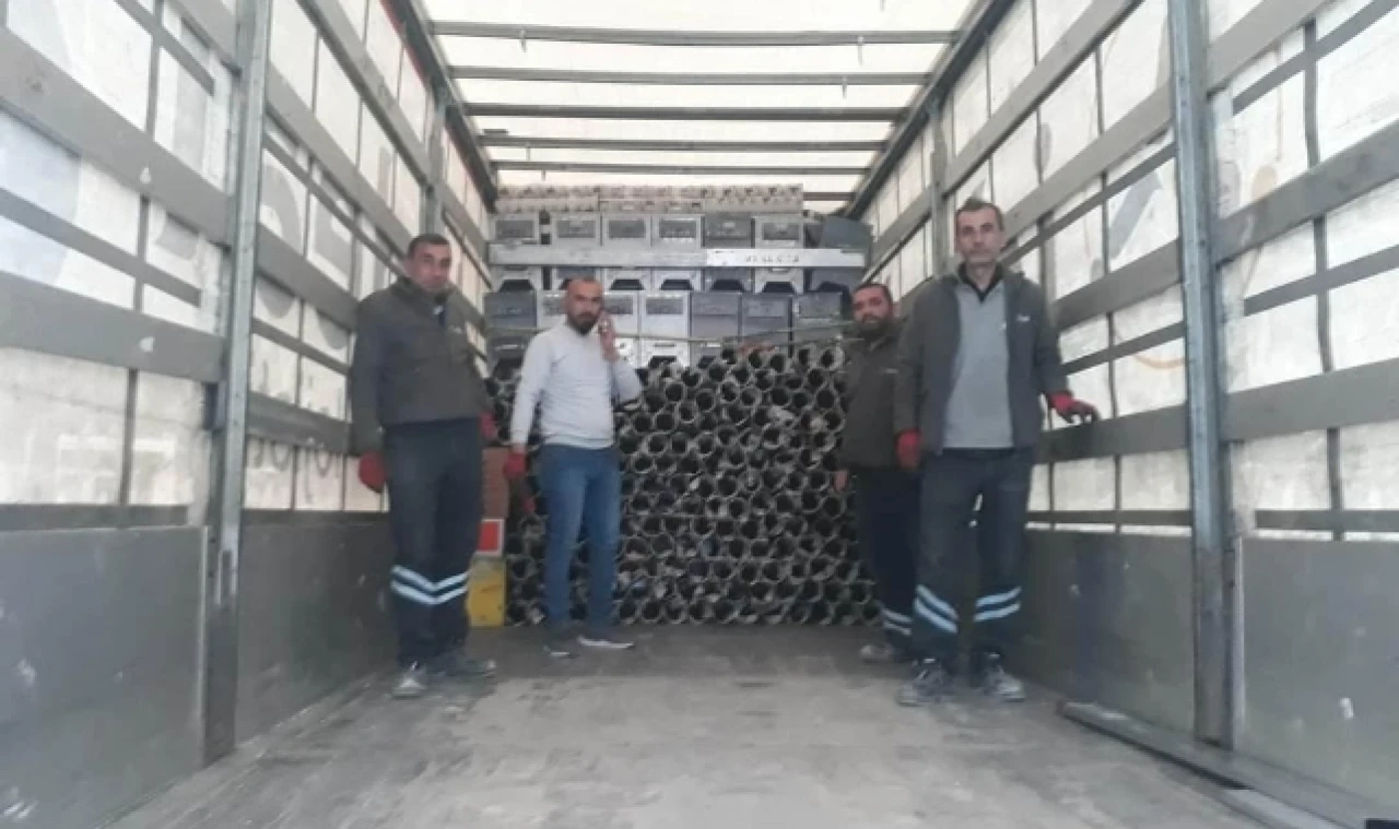 MESLEK LİSESİ’NDE YAPILAN SOBALAR BÖLGEYE GÖNDERİLDİ