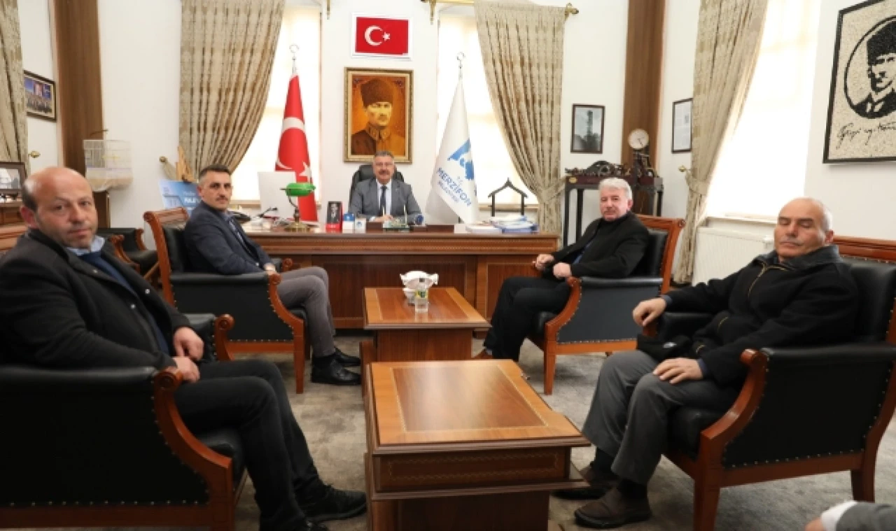 MUHTARLARDAN BAŞKAN KARGI’YA ZİYARET