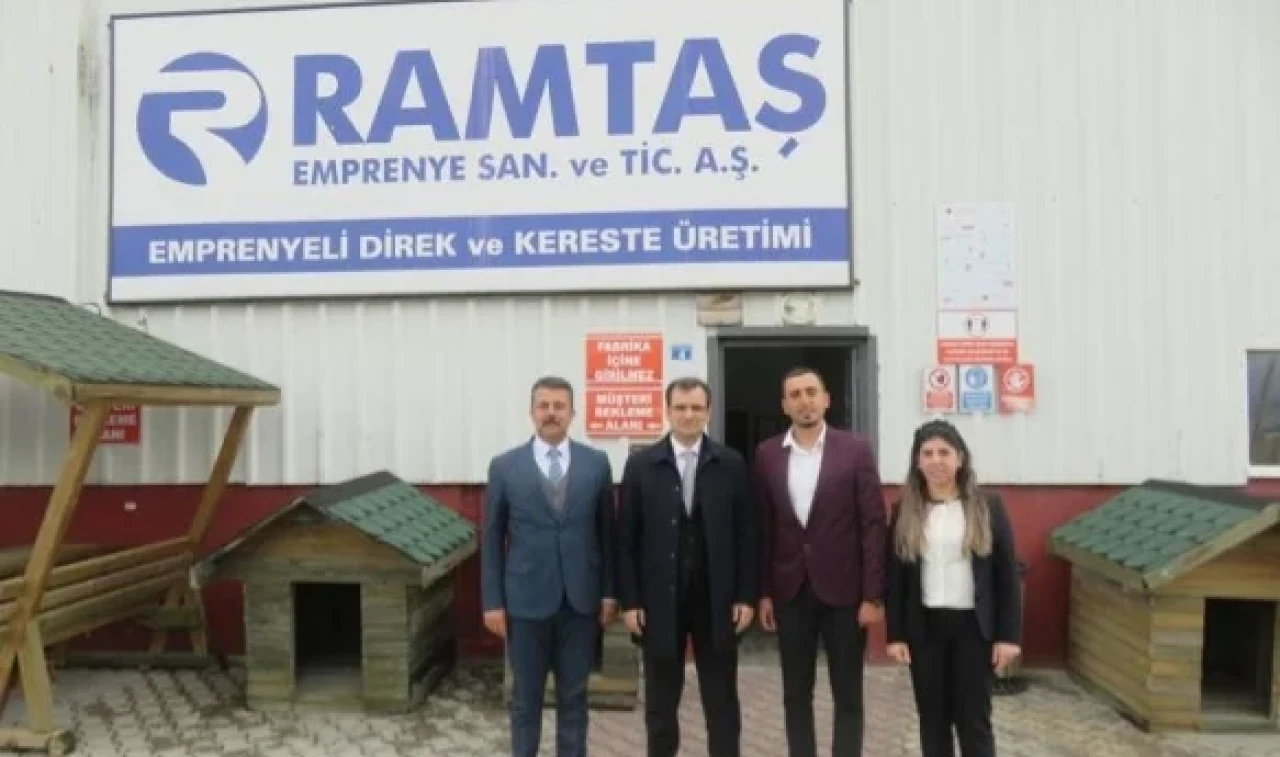 RAMTAŞ EMPRENYE FABRİKASINI ZİYARET ETTİ