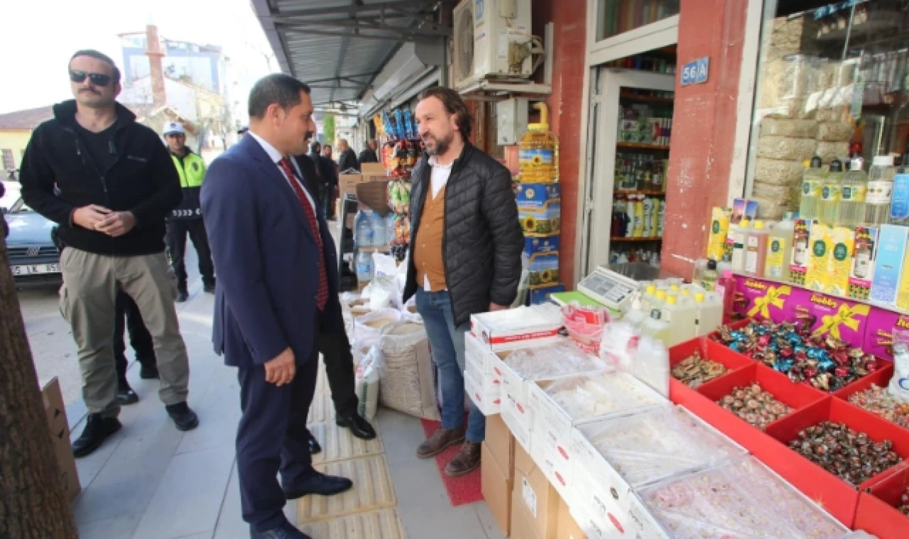 VALİ MASATLI, MERZİFON’DA ESNAF ZİYARETLERİNDE BULUNDU