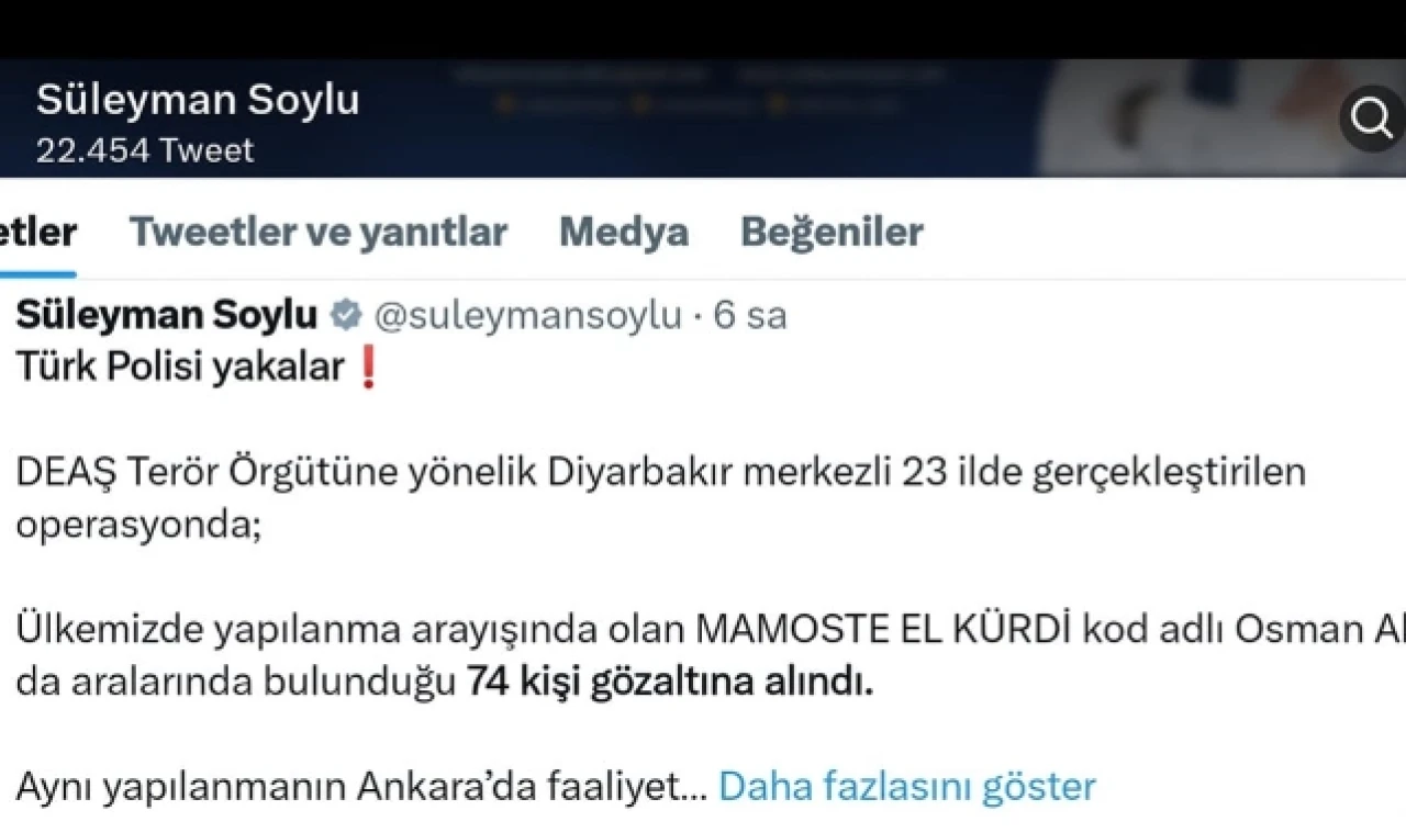 23 İLDE EŞ ZAMANLI OPERASYON