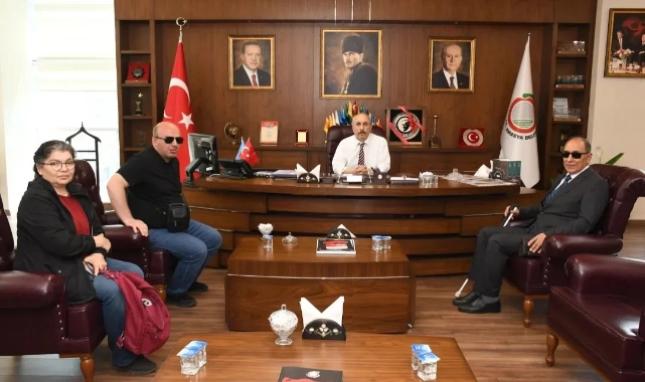 ALTINOKTA KÖRLER DERNEĞİ'NDEN ÇELİK'E ZİYARET