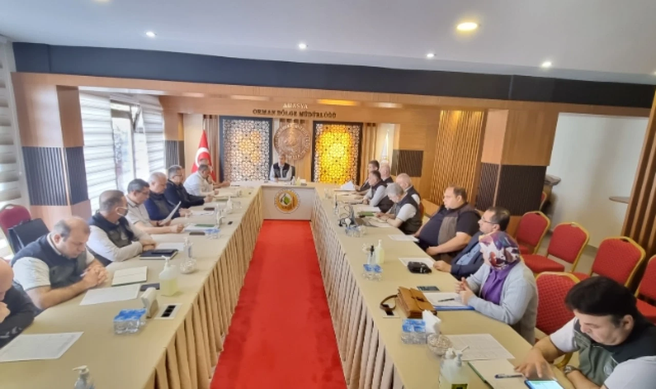 Amasya’da Orman Yangını Harekat Üssü Kuruldu