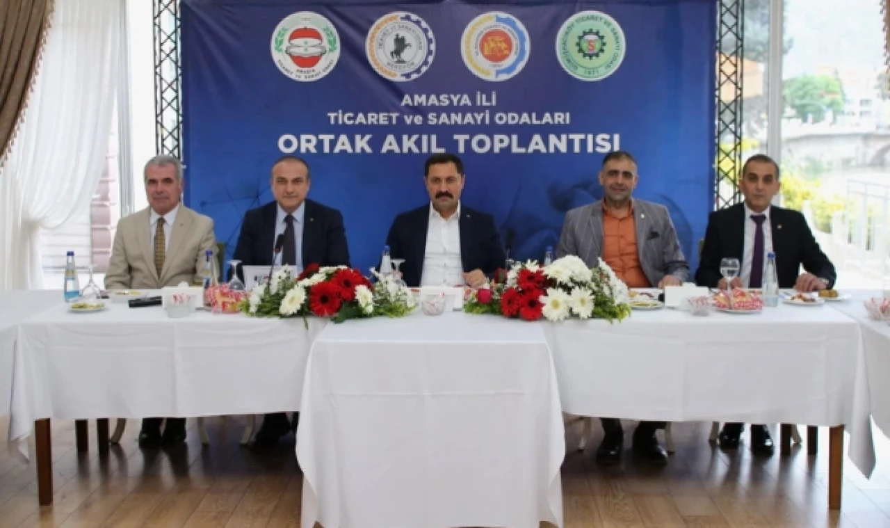 Amasya İli Ticaret ve Sanayi Odaları Ortak Akıl Toplantısı Gerçekleşti