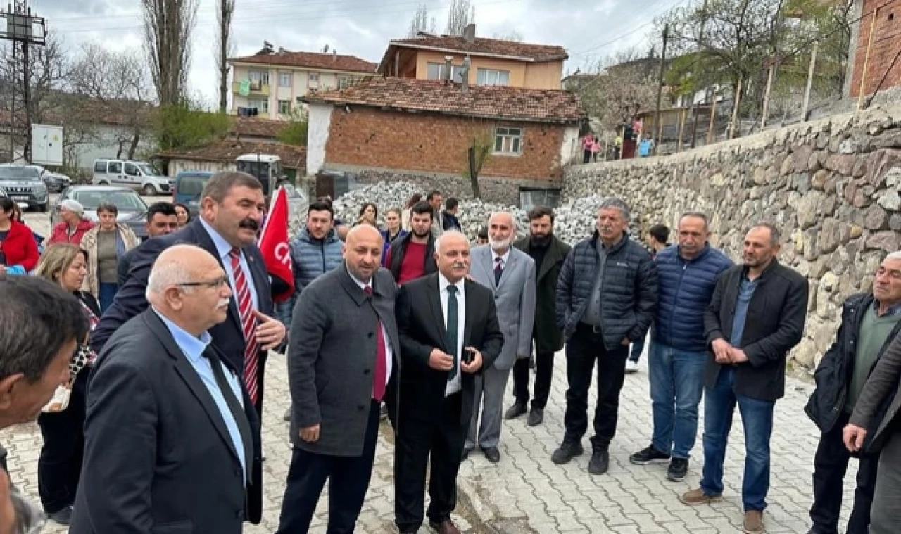 Arif Yılmaz, Gümüşhacıköy'ün Köylerini Ziyaret Etti