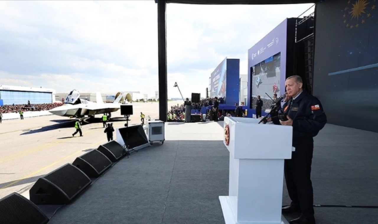Cumhurbaşkanı Erdoğan, Milli Muharip Uçağın adını açıkladı.