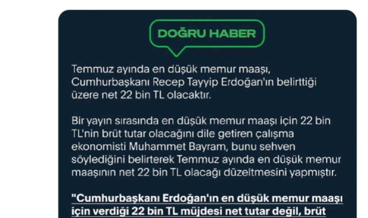 EN DÜŞÜK MEMUR MAAŞI AÇIKLAMASI YAPILDI