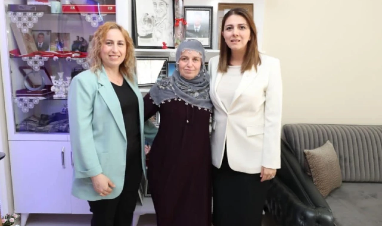 MASATLI, ŞEHİT AİLESİNİ ZİYARET ETTİ