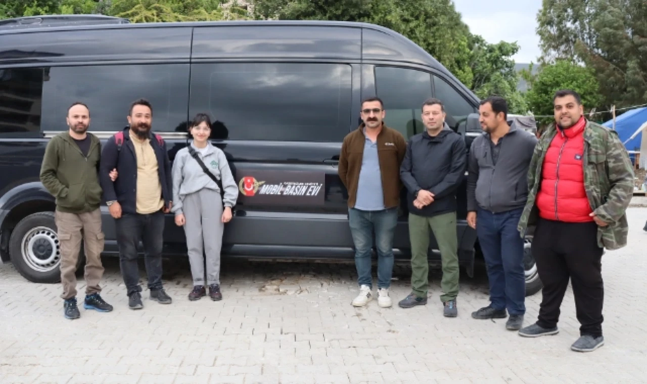“MOBİL BASIN EVİ” GÖREVE BAŞLADI