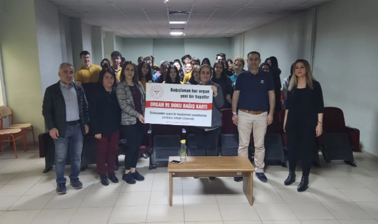 ÖĞRENCİLER ORGAN BAĞIŞI KONUŞUNDA BİLGİLENDİRİLDİ