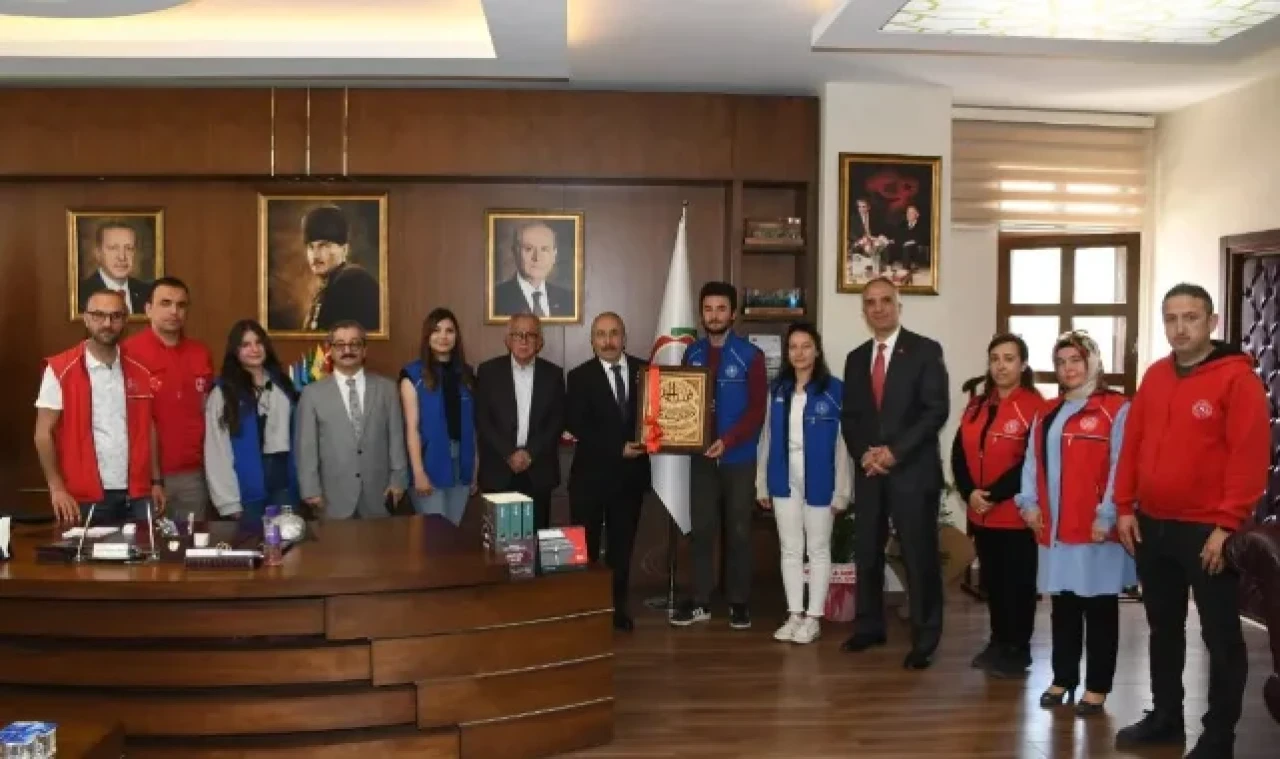 Öztürk'den, Başkan Çelik'e Ziyaret