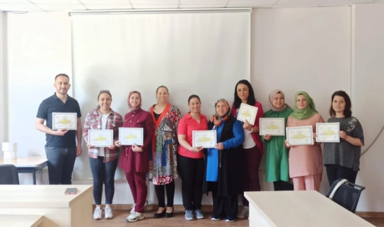 SERTİFİKALARINI ALDILAR