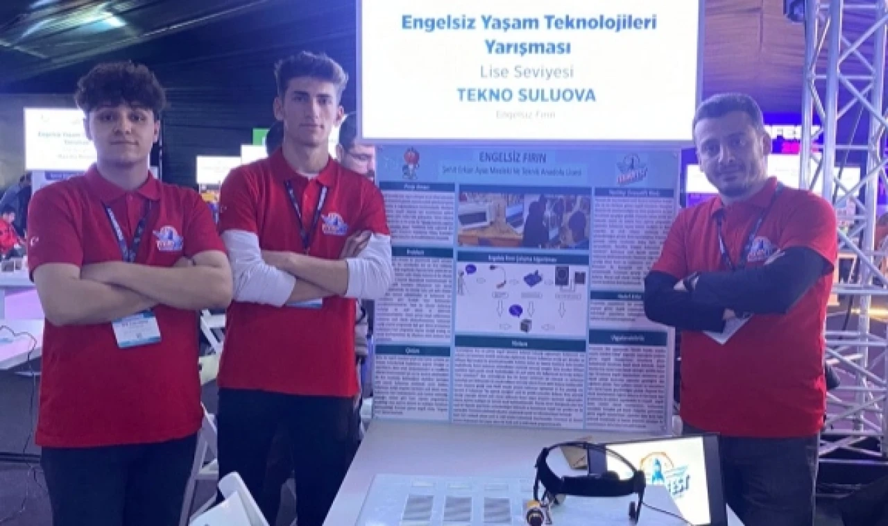 Teknofest'te Engelsiz Yaşam Kategorsisinde Suluova 2'nci Oldu