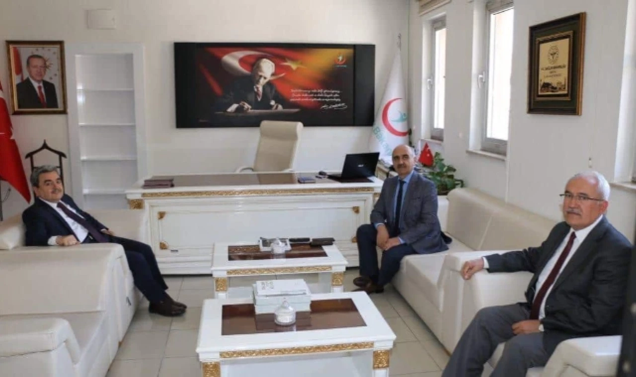 Türkmen, İl Sağlık Müdürünü Ziyaret Etti