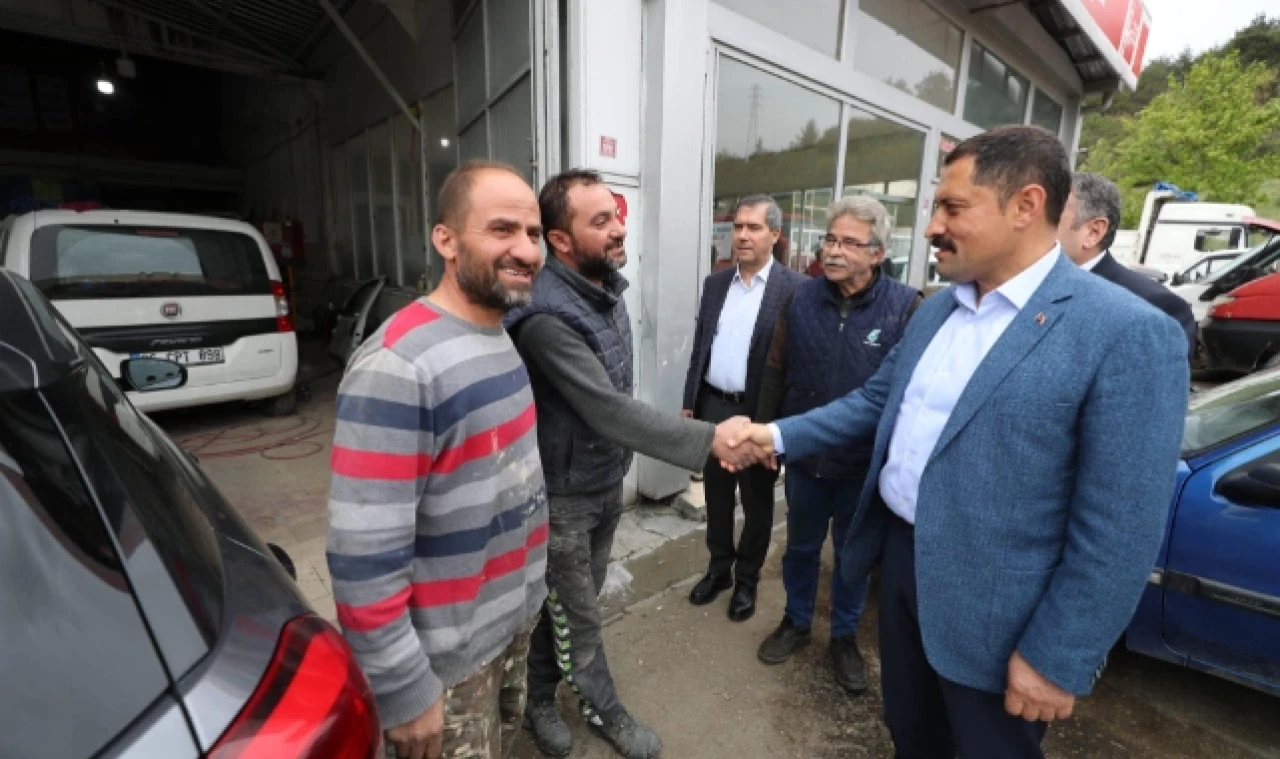 Vali Masatlı,1 Mayıs'ta Emekçileri Ziyaret Etti