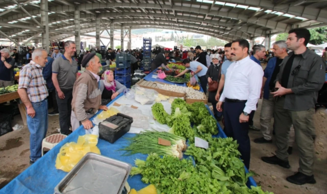 Vali Masatlı Semt Pazarını Ziyaret Etti