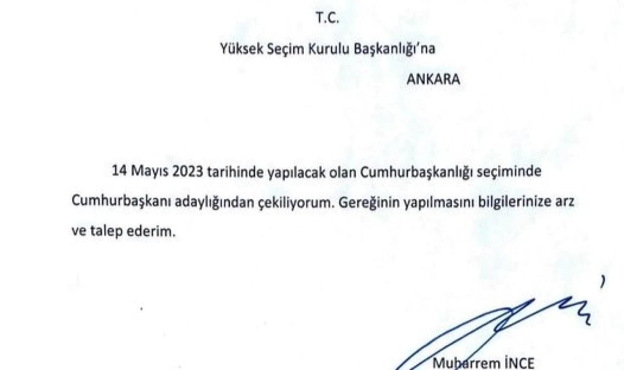 YSK, İNCE İÇİN TOPLANDI