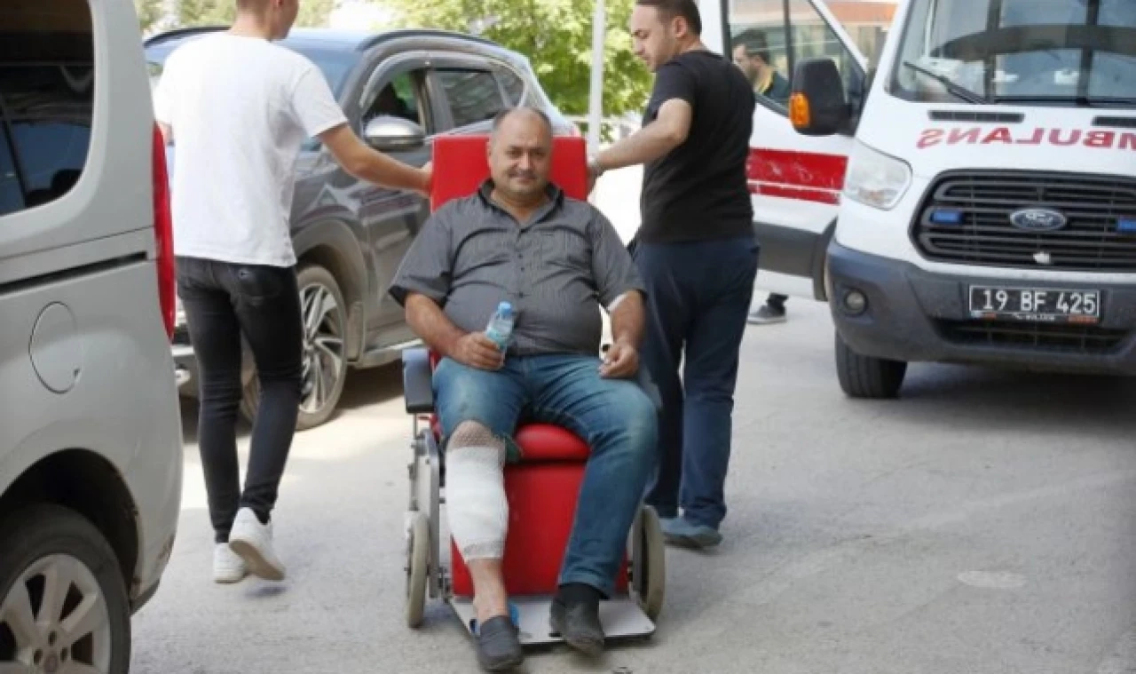 Acemi kasaplar hastanelik oldu