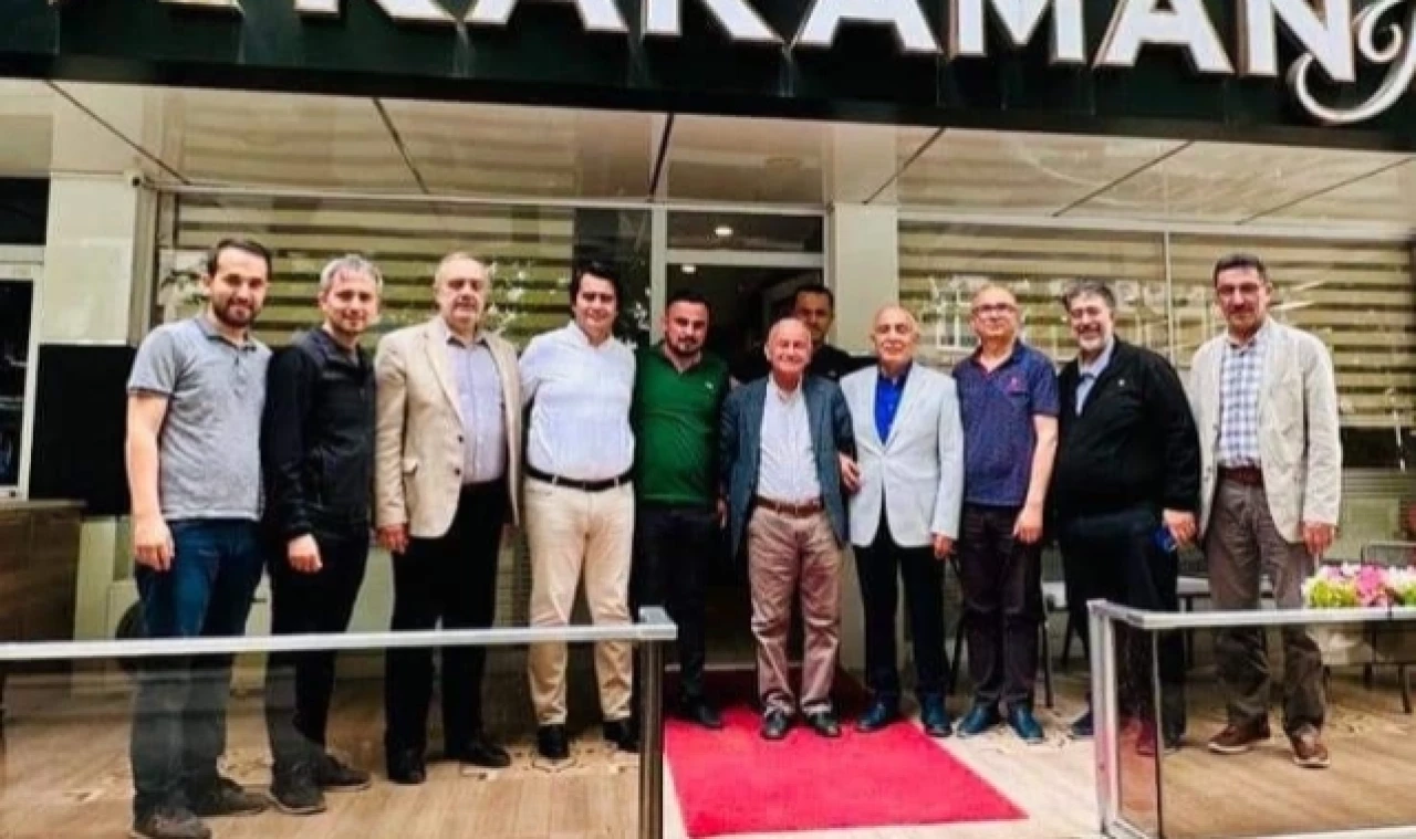 AK PARTİ İL TEŞKİLATI, BAŞKAN KARAMAN'I ZİYARET ETTİ