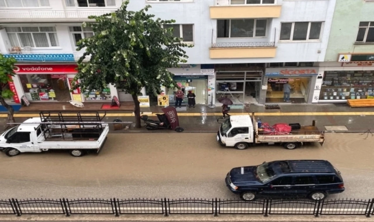Amasya'da Sağanak Etkili Oldu