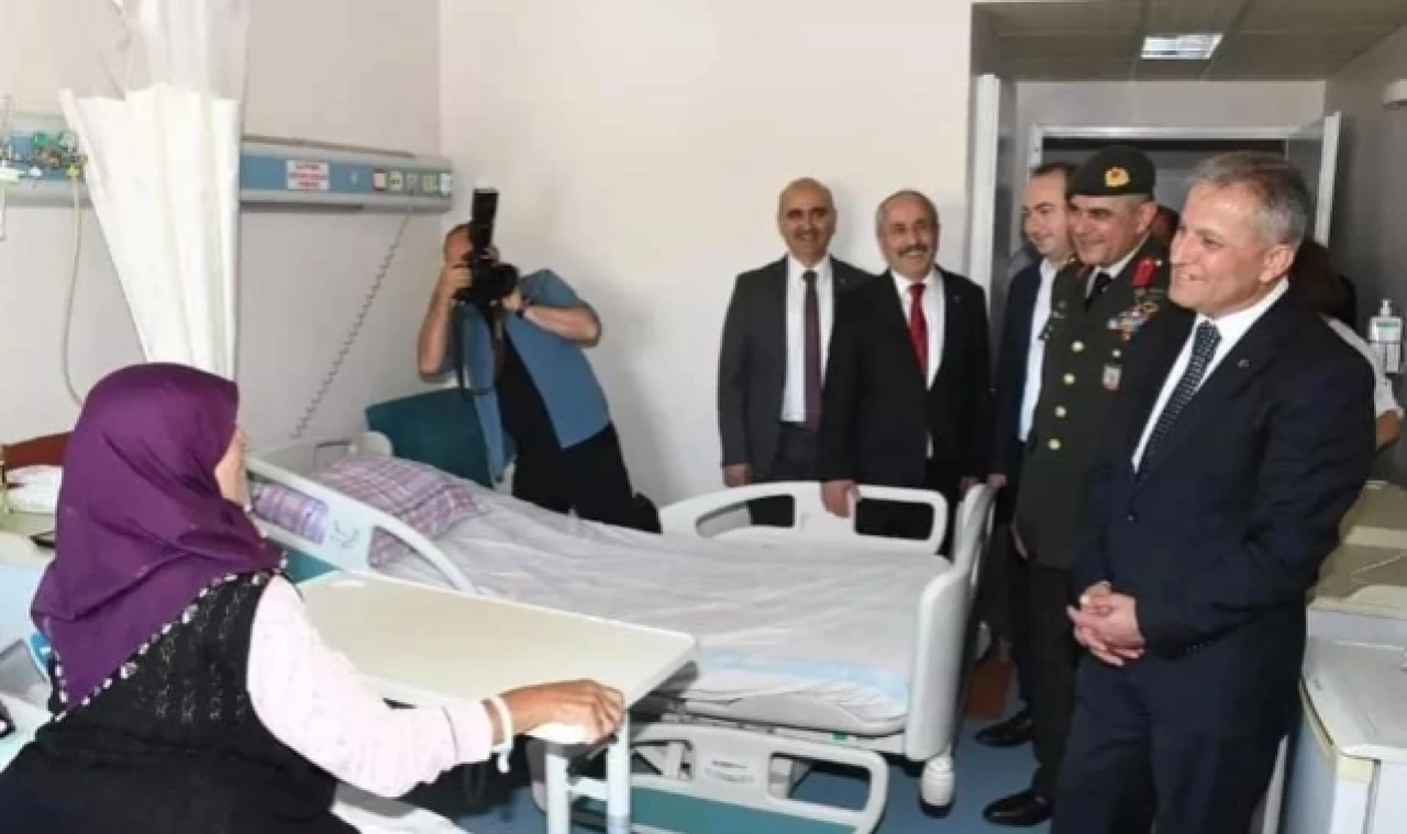 Amasya İl Protokolünden Hastane Ziyareti