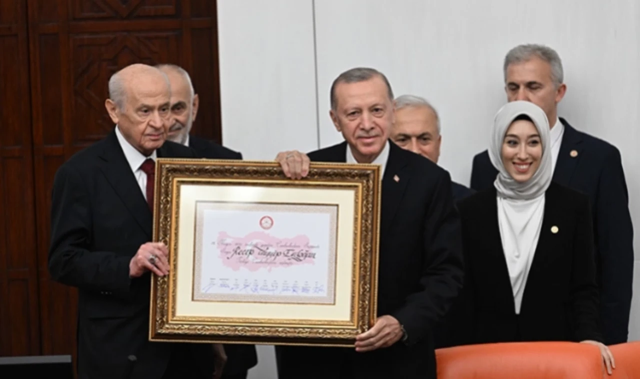 ERDOĞAN YEMİN ETTİ